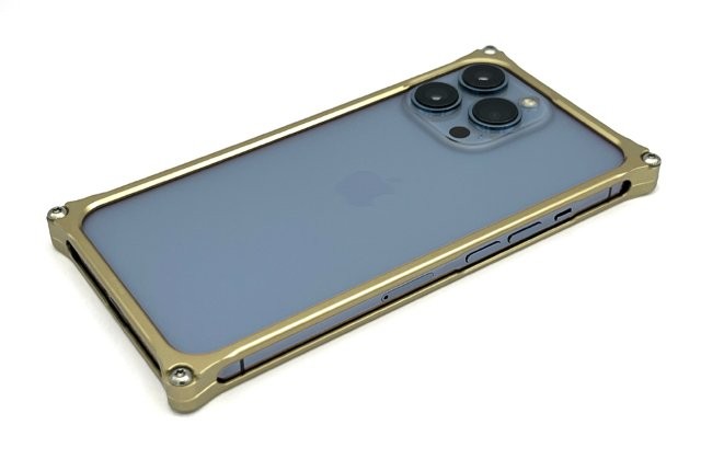 GILD DESIGN ギルドデザイン ソリッドバンパー シャンパンゴールド iPhone 13/13 Pro GI-431CG 43255