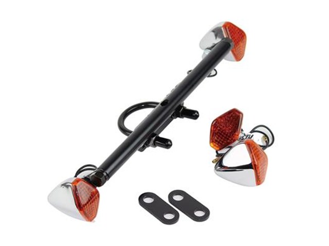 在庫有り GOODS グッズ ダウンマウントウインカーキット(ロング) ダイアモンド /SR400/500 61-97070-LSR|OCC netshop