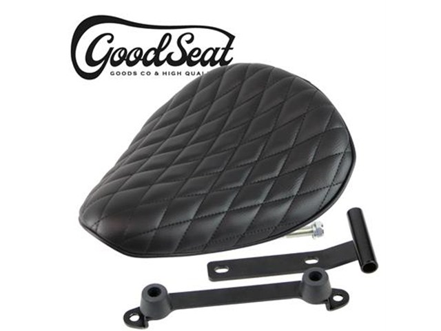 在庫有り GOODS グッズ GOODSEAT "SADDLE" ダイヤモンド (BLACK) エストレヤ用キット G3-00176｜OCC　netshop