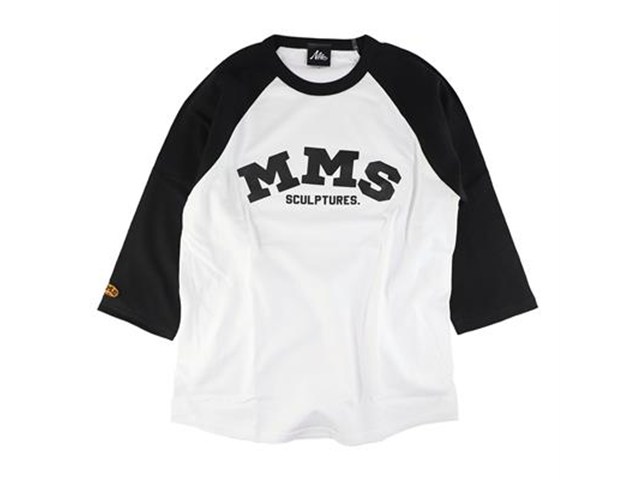在庫有り GOODS グッズ MMS RAGLAN! 3/4 SLEEVE /ホワイトxブラック /L-size MMS-RS011