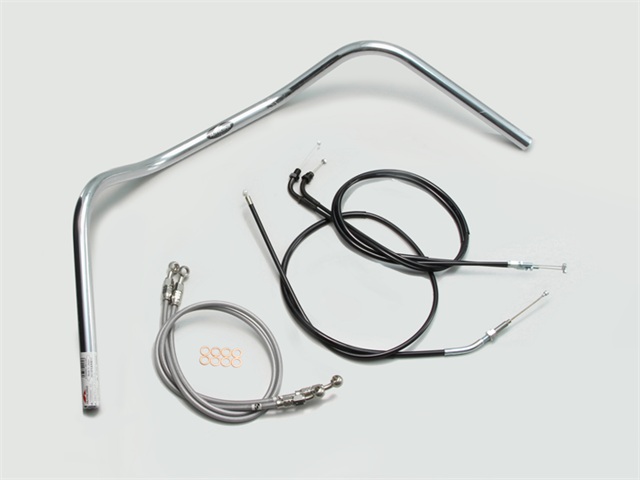 要納期確認 HARRICANE ハリケーン 160クラシック ハンドルSET CB400SF VTEC/II/III(99~07) クロームメッキ H009-080C