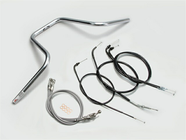 要納期確認 HURRICANE ハリケーン ストリートハンガー ハンドルSET CB400SF(~98 NC31) クロームメッキ H010-015C 23,123円