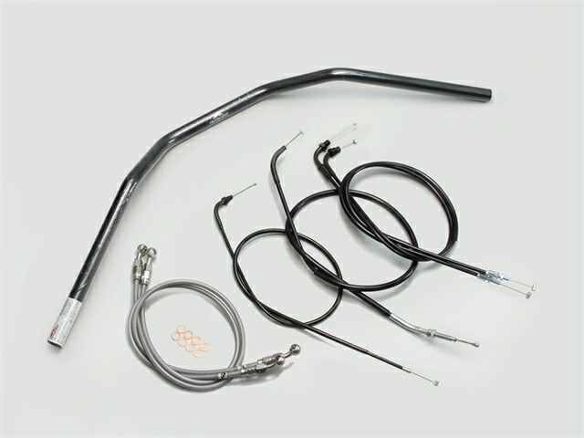 要納期確認 HURRICANE ハリケーン トラッカーHIGH ハンドルSET CB400SF(~98 NC31) ブラック H010-044B