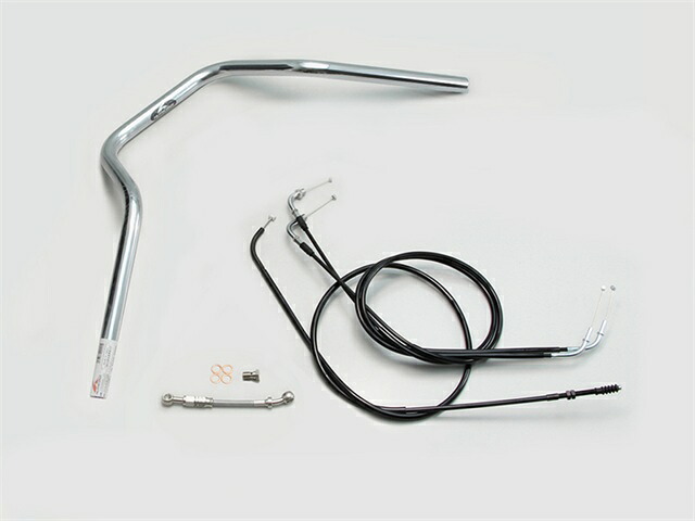 欠品中 HURRICANE ハリケーン POLICE 4型 ハンドルSET W800 20 クロームメッキ H717-068C