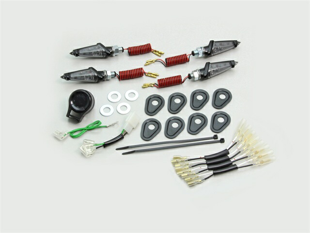 在庫有り HURRICANE ハリケーン LEDダガーウインカーKit MT-09 ブラック スモークレンズ HA5227BS|OCC netshop