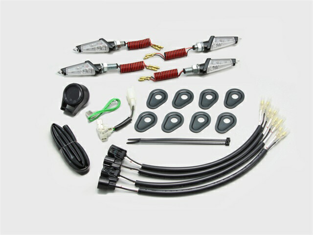 要納期確認 HARRICANE ハリケーン LEDダガーウインカーkit Z900RS ブラック クリアレンズ HA5232BC