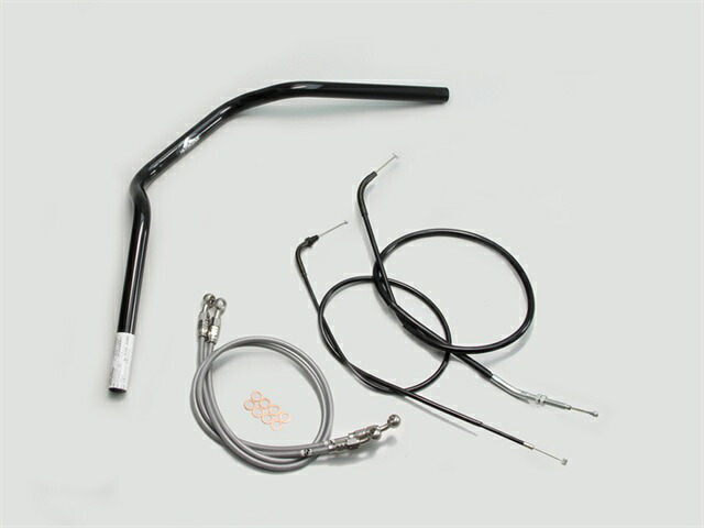 要納期確認 HURRICANE ハリケーン POLICE 2型 ハンドルSET CB400SF(~98 NC31) ブラック H010-070B