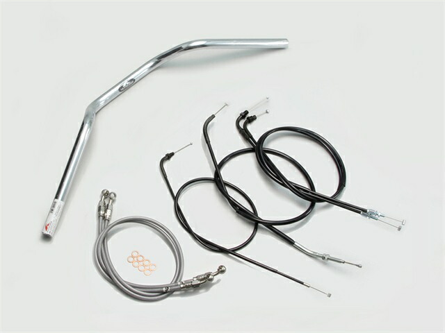 要納期確認 HARRICANE ハリケーン ヨーロピアン2型 ハンドルSET CB400SF(~98 NC31) クロームメッキ H010-071C