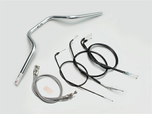 要納期確認 HARRICANE ハリケーン ヨーロピアン4型 ハンドルSET CB400SF(~98 NC31) クロームメッキ H010-073C 21,185円
