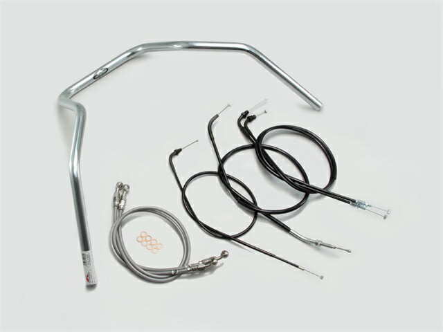 要納期確認 HURRICANE ハリケーン 300シックスベンド ハンドルSET CB400SF(~98 NC31) クロームメッキ H010-087C