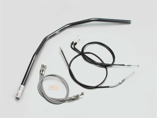 要納期確認 HARRICANE ハリケーン スーパートラッカー ハンドルSET CB400SB(05~07 NC39) ブラック H011-032B
