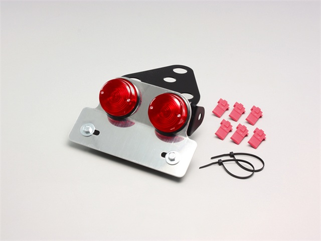 在庫有り HURRICANE ハリケーン ミニ2灯 テールランプkit FTR223 ブラック HA5766