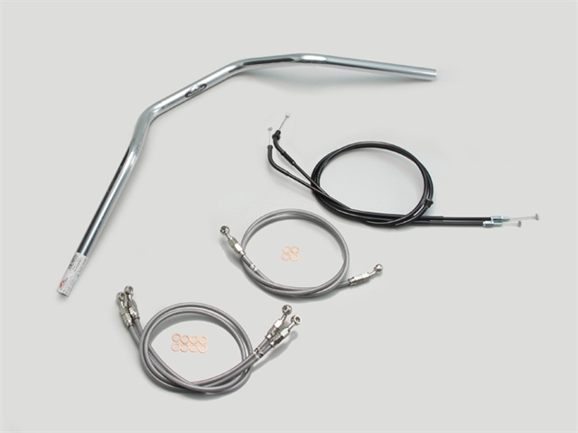 要納期確認 HURRICANE ハリケーン ZII-TYPE ハンドルSET CB1300SB(05~09 ABS無し車) クロームメッキ H002-078C 25,450円