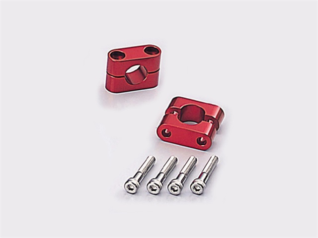 在庫有り HURRICANE ハリケーン ハンドルホルダーH20 ゼファー400/χ/750/1100 バリオス/II他 レッドアルマイト HB0614R 5,002円