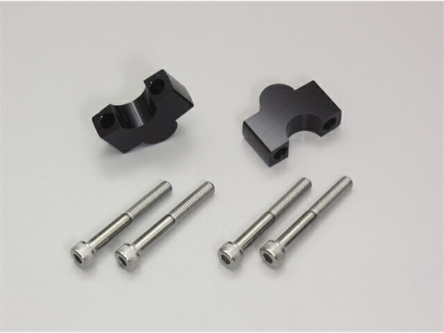 在庫有り HURRICANE ハリケーン ハンドルアップスペーサーH25 ZRX400/1100/1200 エストレヤRS 250TR ブラックアルマイト HB0625B