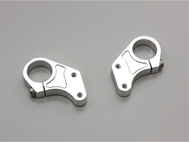 在庫有り HURRICANE ハリケーン アンダーブラケット φ37フォーク CBR250R(-13)kit シルバーアルマイト HB0630A-01