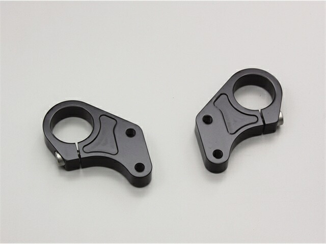 在庫有り HURRICANE ハリケーン アンダーブラケット φ37フォーク CBR250R(-13)kit ブラックアルマイト HB0630B-01