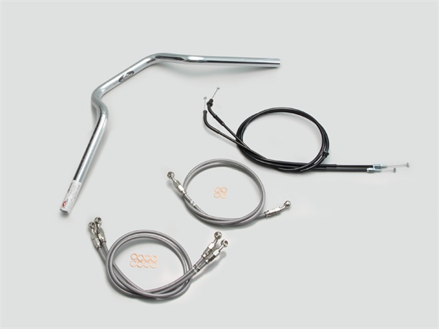 要納期確認 HURRICANE ハリケーン クォーター3型 ハンドルSET CB1300SB(05~09 ABS無し車) クロームメッキ H002-903C