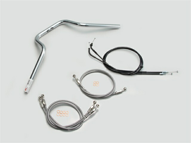 要納期確認 HURRICANE ハリケーン クォーター4型 ハンドルSET CB1300SB(05~09 ABS無し車) クロームメッキ H002-904C