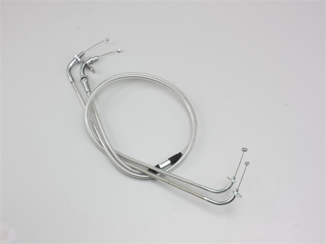 在庫有り HURRICANE ハリケーン ロング スロットルケーブル W ドラッグスタークラシック400(10- FI)160L ステンレスメッシュ HB6325M-30