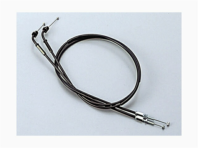 在庫有り HURRICANE ハリケーン ロング スロットルケーブル W SR400/500(-87 VMキャブ) 320L ブラック HB6341-10