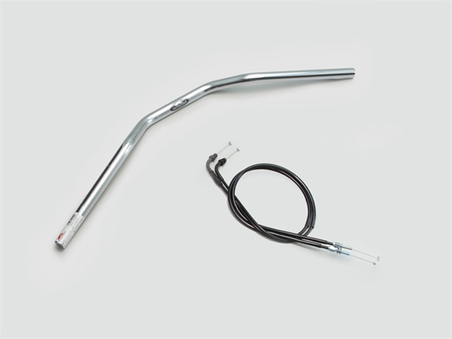 要納期確認 HURRICANE ハリケーン スーパーバイクLOW ハンドルSET ホーネット250 クロームメッキ H015-042C
