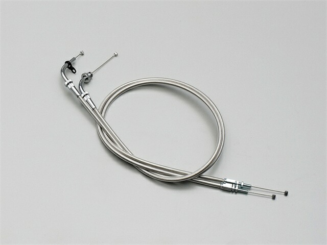 在庫有り HURRICANE ハリケーン ロング スロットルケーブル W GSX400インパルス(GK7CA) 150L ステンレスメッシュ HB6511M-10