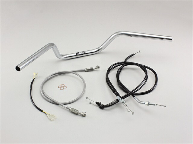 要納期確認 HURRICANE ハリケーン POLICE3型 ハンドルkit VTR250(09-) FI車 クロームメッキ HBK645S