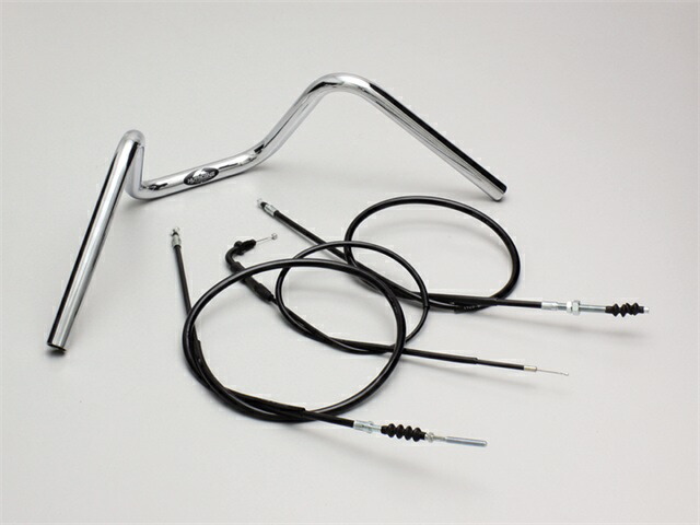 要納期確認 HURRICANE ハリケーン ミニエイプハンガー ハンドルkit エイプ100(09- ) ドラムブレーキ車 クロームメッキ HBK656