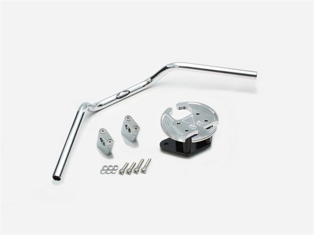 要納期確認 HURRICANE ハリケーン ナロー2型 ハンドルkit TMAX530 クロームメッキ HBK678C