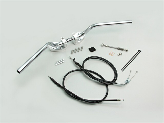 要納期確認 HARRICANE ハリケーン ヨーロピアン1型 バーハンドルkit Ninja250(13-17) ABS付車 シルバー HBK683AS 25,586円
