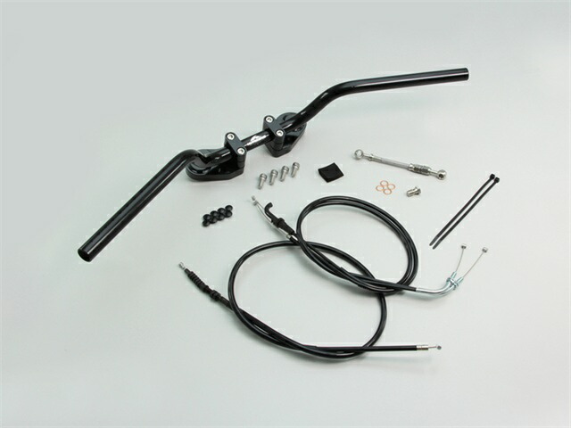 要納期確認 HARRICANE ハリケーン ヨーロピアン1型 バーハンドルkit Ninja250(13-17) ABS付車 ブラック HBK683BS