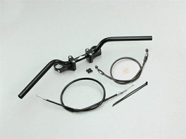 要納期確認 HURRICANE ハリケーン BMコンチ2型 バーハンドルkit YZF-R25 ABS無し車 ALLブラック HBK684BSB