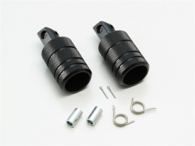 在庫有り HURRICANE ハリケーン フットペグ ローレット フロント REBEL1100/DCT ブラックアルマイト HF5115B