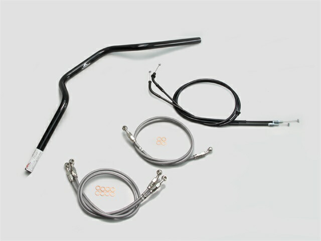 要納期確認 HURRICANE ハリケーン ヨーロピアン3型 ハンドルSET CB1300SF(03~09 ABS無し車) ブラック H003-072B