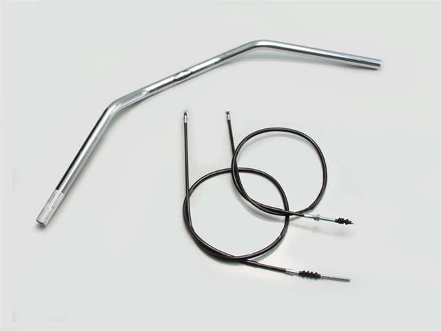 要納期確認 HURRICANE ハリケーン トラッカーLOW ハンドルSET エイプ50(-07/8キャブ車)100(-16) クロームメッキ H020-043C
