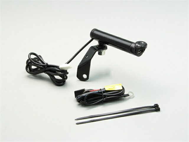 在庫有り HURRICANE ハリケーン クランプバー USB電源付 CBR250RR(MC51) ブラック HU1026B