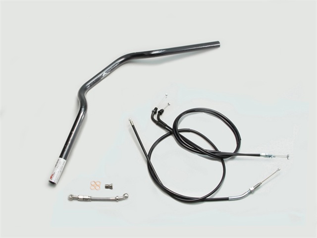 要納期確認 HURRICANE ハリケーン ヨーロピアン1型 ハンドルSET CB400SF(08~13 ABS車) ブラック H030-009B
