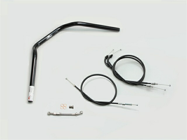 要納期確認 HURRICANE ハリケーン ナロー2型 ハンドルSET CB125R(JC79) ブラック H033-046B