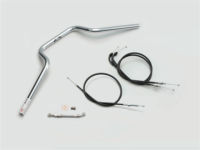 要納期確認 HURRICANE ハリケーン CB1300P-TYPE ハンドルSET CB125R(JC79) クロームメッキ H033-074C