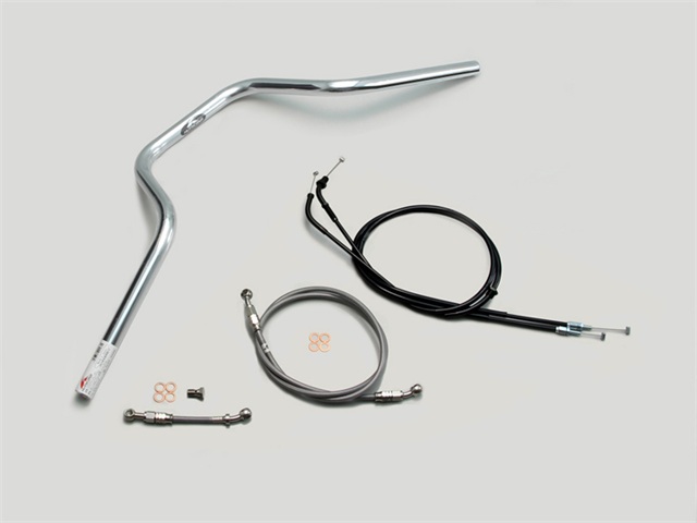 要納期確認 HARRICANE ハリケーン ヨーロピアン4型 ハンドルSET CB1300SB(14~20 ABS車) クロームメッキ H035-073C