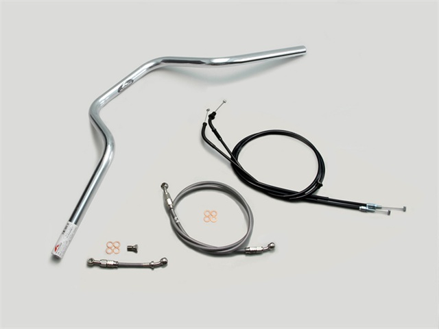要納期確認 HARRICANE ハリケーン ヨーロピアン4型 ハンドルSET CB1300SB(10~13 ABS車) クロームメッキ H037-073C