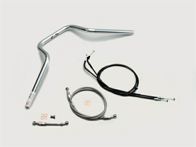 要納期確認 HARRICANE ハリケーン クォーター4型 ハンドルSET CB1300SB(10~13 ABS車) クロームメッキ H037-904C