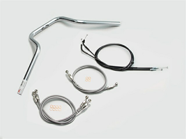 要納期確認 HURRICANE ハリケーン クォーター4型 ハンドルSET CB1300SB(10~13 ABS無し車) クロームメッキ H038-904C