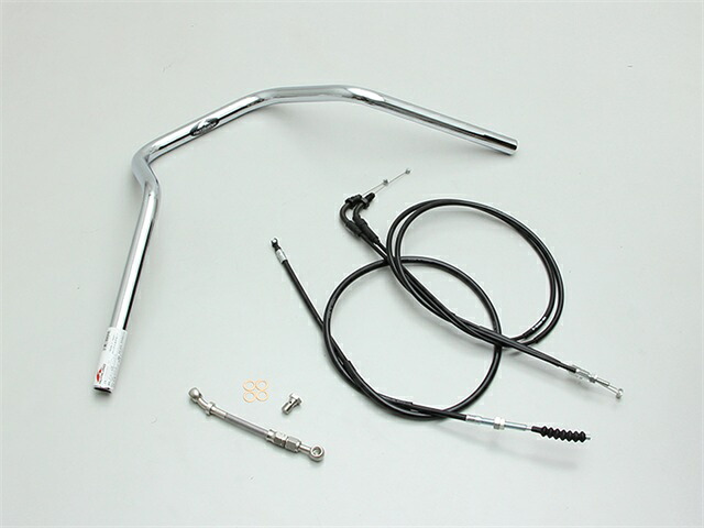 要納期確認 HURRICANE ハリケーン ナロー4型 ハンドルSET GB350 -22 クロームメッキ H040-048C