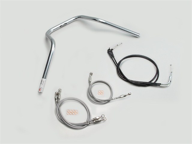 要納期確認 HURRICANE ハリケーン ナロー5型 ハンドルSET XJR1300(07- RP17J) クロームメッキ H301-049C