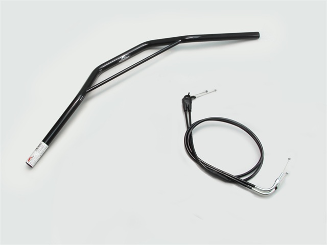 要納期確認 HURRICANE ハリケーン トラッカースペシャル ブリッジ付 ハンドルSET XJR1300(00~06 RP03J) ブラック H302-034B