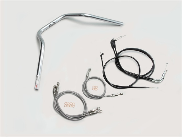 要納期確認 HURRICANE ハリケーン ナロー4型 ハンドルSET XJR1300(00~06 RP03J) クロームメッキ H302-048C