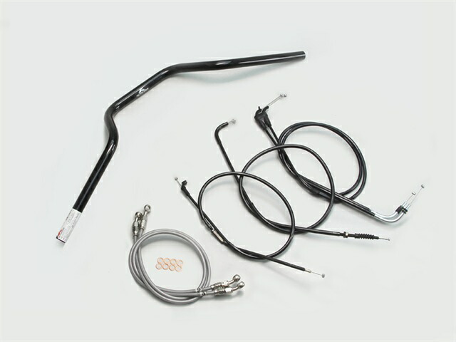要納期確認 HURRICANE ハリケーン ヨーロピアン3型 ハンドルSET XJR400R(01~07 RH02J) ブラック H303-072B