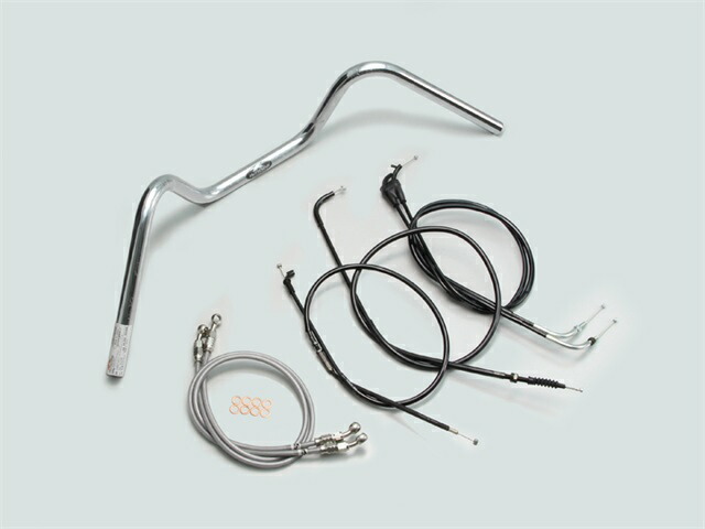要納期確認 HURRICANE ハリケーン 140フォワードアップ ハンドルSET XJR400R(98-00) クロームメッキ H308-040C